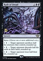 Rush of Dread (PRE-104) - Outlaws of Thunder Junction Promos Foil