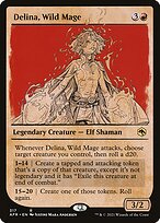 Delina, Wild Mage (Showcase) (AFR-317) - Adventures in the Forgotten Realms: (Showcase)