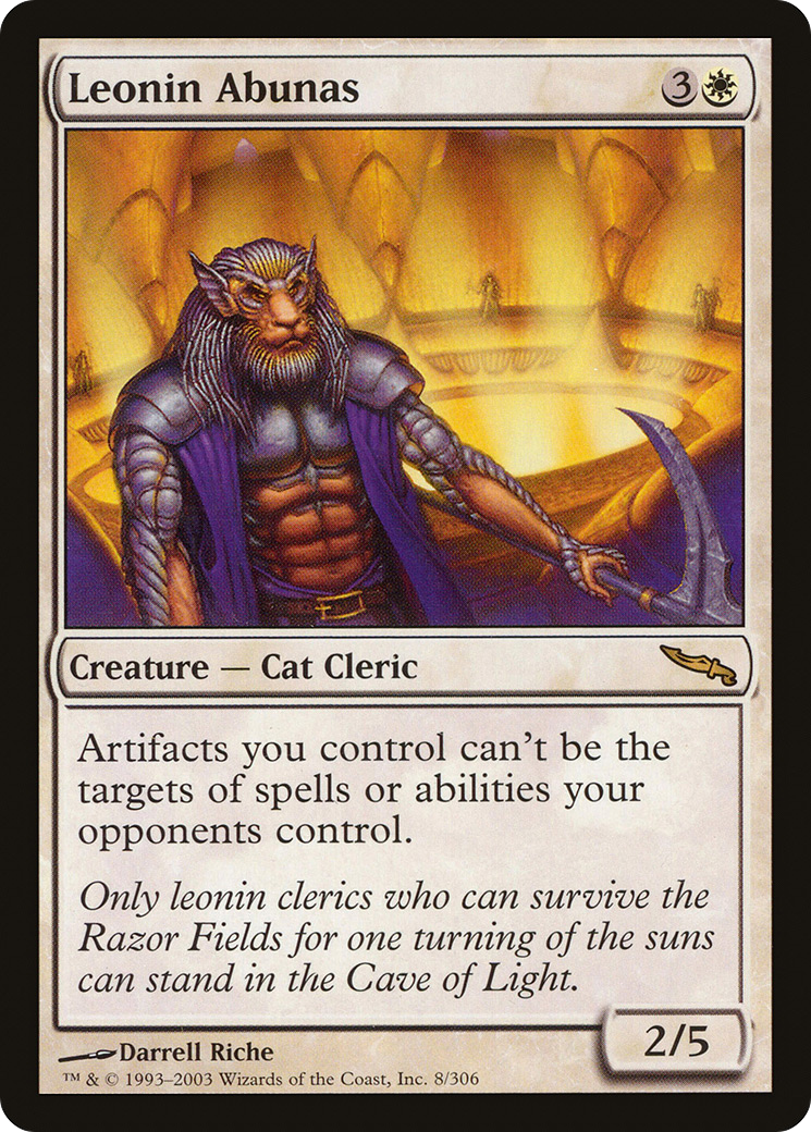 Leonin Abunas (MRD-008) - Mirrodin Foil