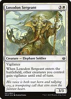 Loxodon Sergeant (WAR-021) - War of the Spark