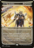 Invoke Justice (Showcase) (NEO-366) - Kamigawa: Neon Dynasty: (Showcase)
