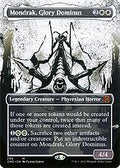 Mondrak, Glory Dominus (Showcase) (ONE-299) - Phyrexia: All Will Be One: (Showcase) (Borderless) Foil