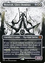 Mondrak, Glory Dominus (Showcase) (ONE-299) - Phyrexia: All Will Be One: (Showcase) (Borderless) Foil