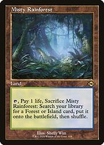 Misty Rainforest (Retro Frame) (Foil Etched) (MH2-438) - Modern Horizons 2 Foil