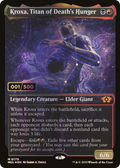 Kroxa, Titan of Death's Hunger (Serial Numbered) (MUL-179Z) - Multiverse Legends: (Showcase) Foil