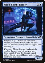 Moon-Circuit Hacker (NEO-067) - Kamigawa: Neon Dynasty: (enchantment)
