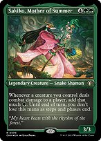 Sakiko, Mother of Summer (CMM-570) - Commander Masters Etched Foil