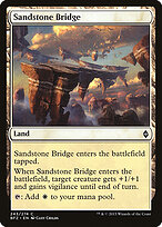 Sandstone Bridge (BFZ-243) - Battle for Zendikar Foil