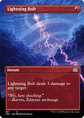 Lightning Bolt (Borderless) (2X2-361) - Double Masters 2022 Foil