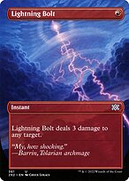 Lightning Bolt (Borderless) (2X2-361) - Double Masters 2022 Foil