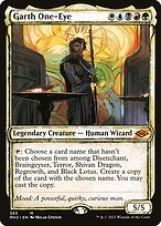 Garth One-Eye (MH2-365) - Modern Horizons 2: (Showcase) Foil