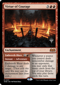 Virtue of Courage (PPWOE-157) - Wilds of Eldraine Promos Foil