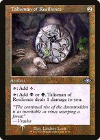 Talisman of Resilience (Retro Frame) (MH1-037) - Modern Horizons 1 Timeshifts Foil