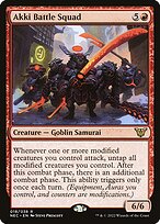 Akki Battle Squad (NEC-018) - Neon Dynasty Commander