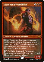 Seasoned Pyromancer (Foil Etched) (2X2-454) - Double Masters 2022 Foil