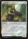 Space Marine Scout (Surge Foil) (40K-015) - Warhammer 40,000 Commander Foil