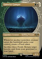 Samwise Gamgee (Showcase) (Surge Foil) (LTR-819) - The Lord of the Rings: Tales of Middle-earth: (Showcase) (Borderless) Foil