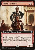 Humble Defector (Extended Art) (CMR-667) - Commander Legends: (Extended Art) Foil