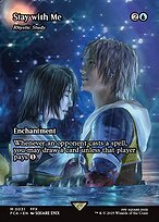 Stay with Me - Rhystic Study (Showcase) (FCA-031) - FINAL FANTASY: Through the Ages / Stay with Me: (enchantment) (Borderless) Foil