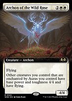 Archon of the Wild Rose (Extended Art) (WOE-323) - Wilds of Eldraine: (Extended Art) Foil