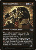 Glamorous Outlaw (Gilded Foil) (SNC-374) - Streets of New Capenna: (Showcase) Foil