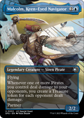 Malcolm, Keen-Eyed Navigator (Borderless) (SPG-002) - Special Guests Foil