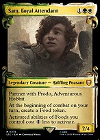 Sam, Loyal Attendant (Showcase Scrolls) (LTC-476) - Tales of Middle-earth Commander: (Showcase)