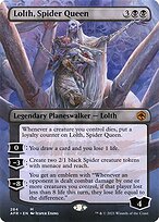 Lolth, Spider Queen (Borderless) (AFR-284) - Adventures in the Forgotten Realms (Borderless) Foil