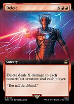 Delete (Extended Art) (WHO-381) - Doctor Who: (Extended Art)
