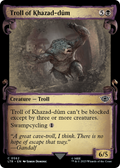 Troll of Khazad-dum (Showcase Scrolls) (LTR-562) - The Lord of the Rings: Tales of Middle-earth: (Showcase) Foil