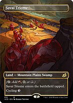 Savai Triome (Showcase) (IKO-312) - Ikoria: Lair of Behemoths: (Showcase) (Borderless)