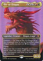 The Ur-Dragon (Textured Foil) (CMM-1065) - Commander Masters (Borderless) Foil