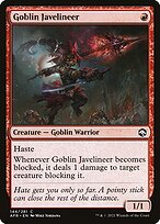 Goblin Javelineer (AFR-144) - Adventures in the Forgotten Realms Foil