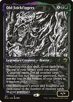 Old Stickfingers (Showcase) (MID-321) - Innistrad: Midnight Hunt: (Showcase)