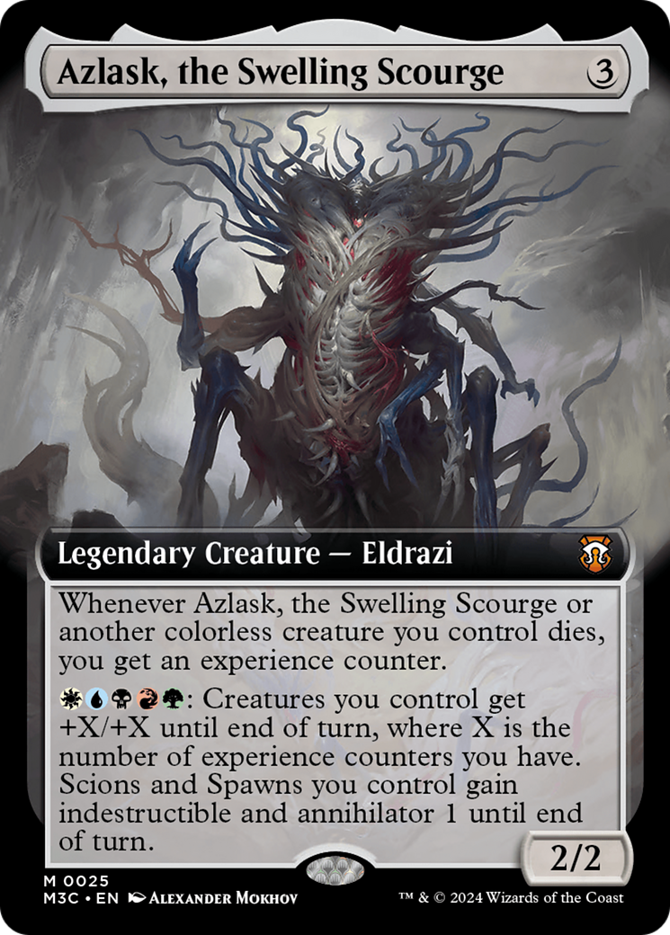 Azlask, the Swelling Scourge (Extended Art) (M3C-025) - Modern Horizons 3 Commander: (Extended Art) Foil