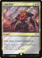 Utter End (Surge Foil) (40K-226) - Warhammer 40,000 Commander Foil