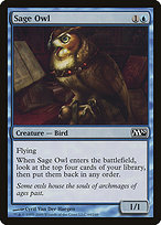 Sage Owl (M10-069) - Magic 2010 Foil