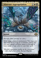 Abstruse Appropriation (MH3-177) - Modern Horizons 3: (devoid) Foil