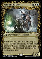 Katilda and Lier (Showcase) (PRE-449) - March of the Machine Commander: (Showcase)