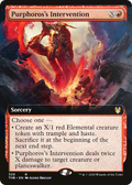 Purphoros's Intervention (Extended Art) (THB-320) - Theros Beyond Death: (Extended Art)