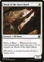 Monk of the Open Hand (AFR-025) - Adventures in the Forgotten Realms Foil