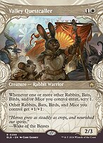 Valley Questcaller (Showcase) (BLB-299) - Bloomburrow: (Showcase) (Borderless)