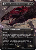 Fell Beast of Mordor (Borderless) (LTC-513) - Tales of Middle-earth Commander