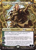 Nissa of Shadowed Boughs (Borderless) (ZNR-283) - Zendikar Rising (Borderless) Foil