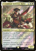 Commissar Severina Raine (Surge Foil) (40K-112) - Warhammer 40,000 Commander Foil
