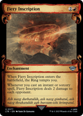 Fiery Inscription (Showcase Scrolls) (LTR-577) - The Lord of the Rings: Tales of Middle-earth: (Showcase) Foil