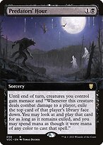 Predators' Hour (Extended Art) (VOC-059) - Crimson Vow Commander: (Extended Art)