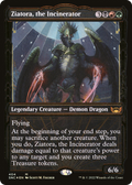 Ziatora, the Incinerator (Gilded Foil) (SNC-404) - Streets of New Capenna: (Showcase) Foil
