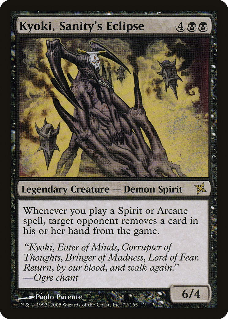 Kyoki, Sanity's Eclipse (BOK-072) - Betrayers of Kamigawa