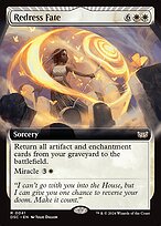 Redress Fate (Extended Art) (DSC-041) - Duskmourn: House of Horror Commander: (Extended Art, miracle)